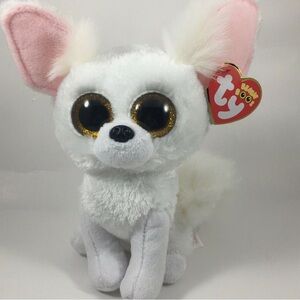 2020 TY Beanie Boos 6" PHOENIX White Fennec Fox Stuffed Animal Toy Plush